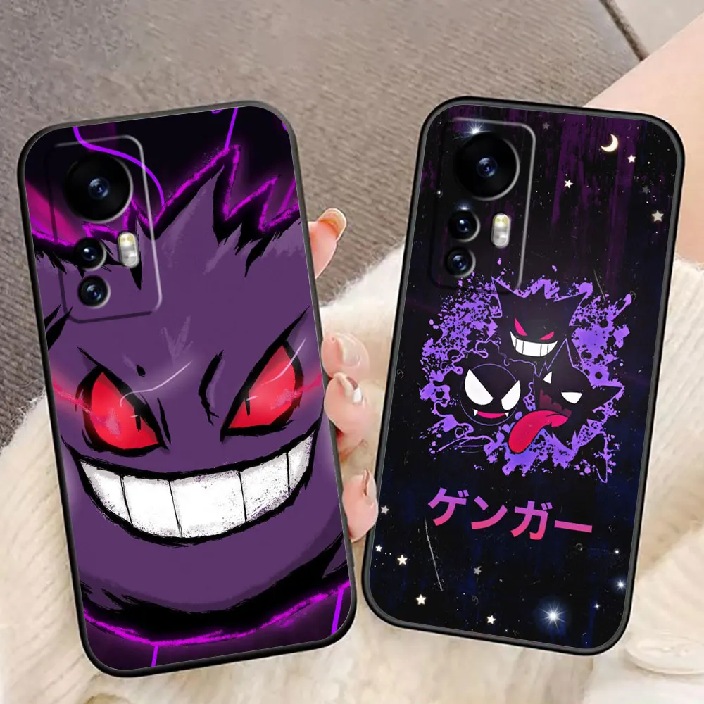 

Anime P-Pokemon G-Gengar Cover Phone Case For Xiaomi 11 11T 12 12T 13 14 14T 15 POCO F5 F6 F7 X3 X5 M4 M5 M6 M7 5G Silicone Case