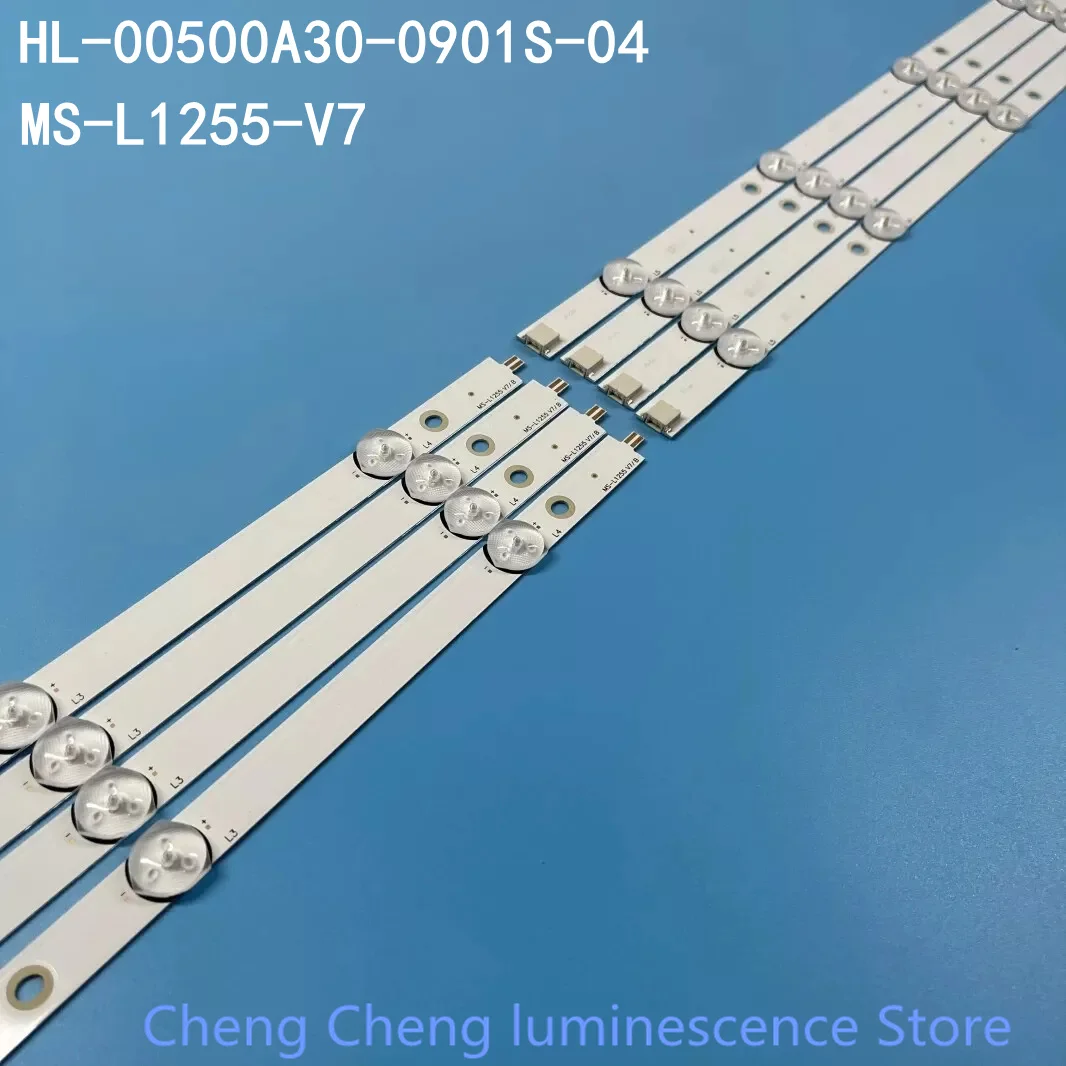 KIT/8PCS LED strip For 50inch MS-L1255 V7 HL-00500A30-0901S-04  A2 CT-8250 K50DLX9US PU50S7XL 50LEX-7027 50LEX-FT2C 50LEM-10