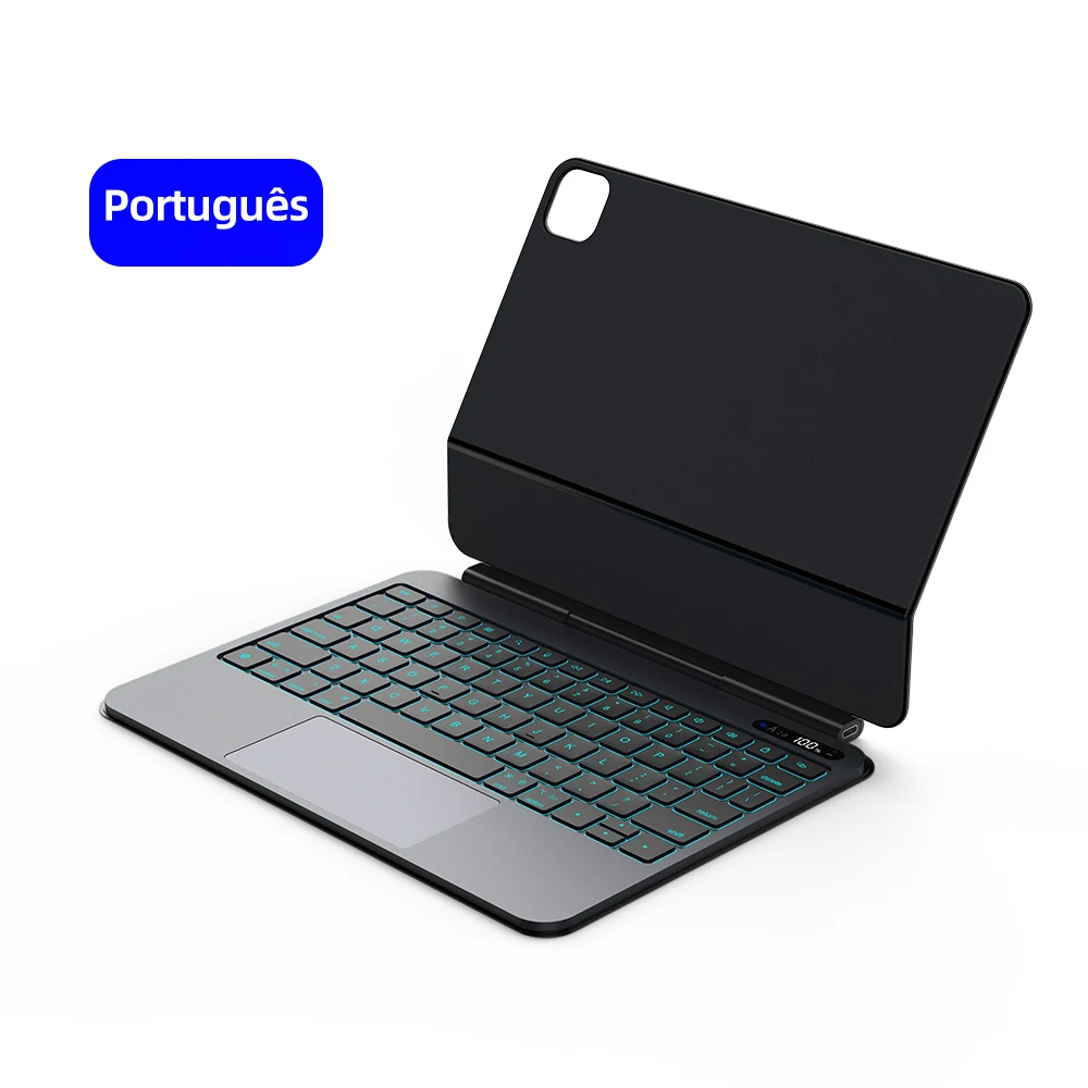 Bettdow Ultra Thin Magic Keyboard for iPad Pro 11 Air 11 M3/M2