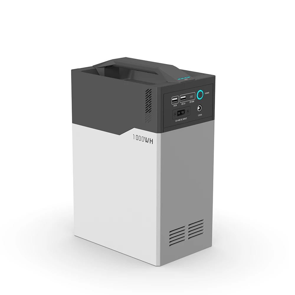 

【Hot】Factory Manufacturer Portable Multi-device 1000wh Energy Storage Backup Battery Solar Power Station Generator with MPPT Cha