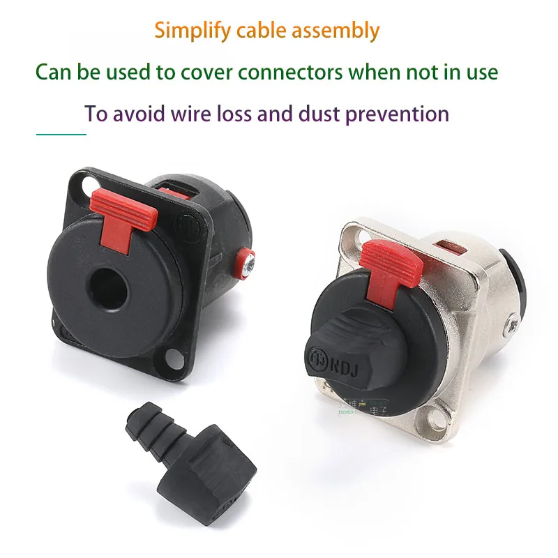 

6.35mm 6.5mm Jack Socket Dust Cap, Waterproof Soft Cover for Microphone, Speaker, Mixer - Original Imported TRS Audio Protector