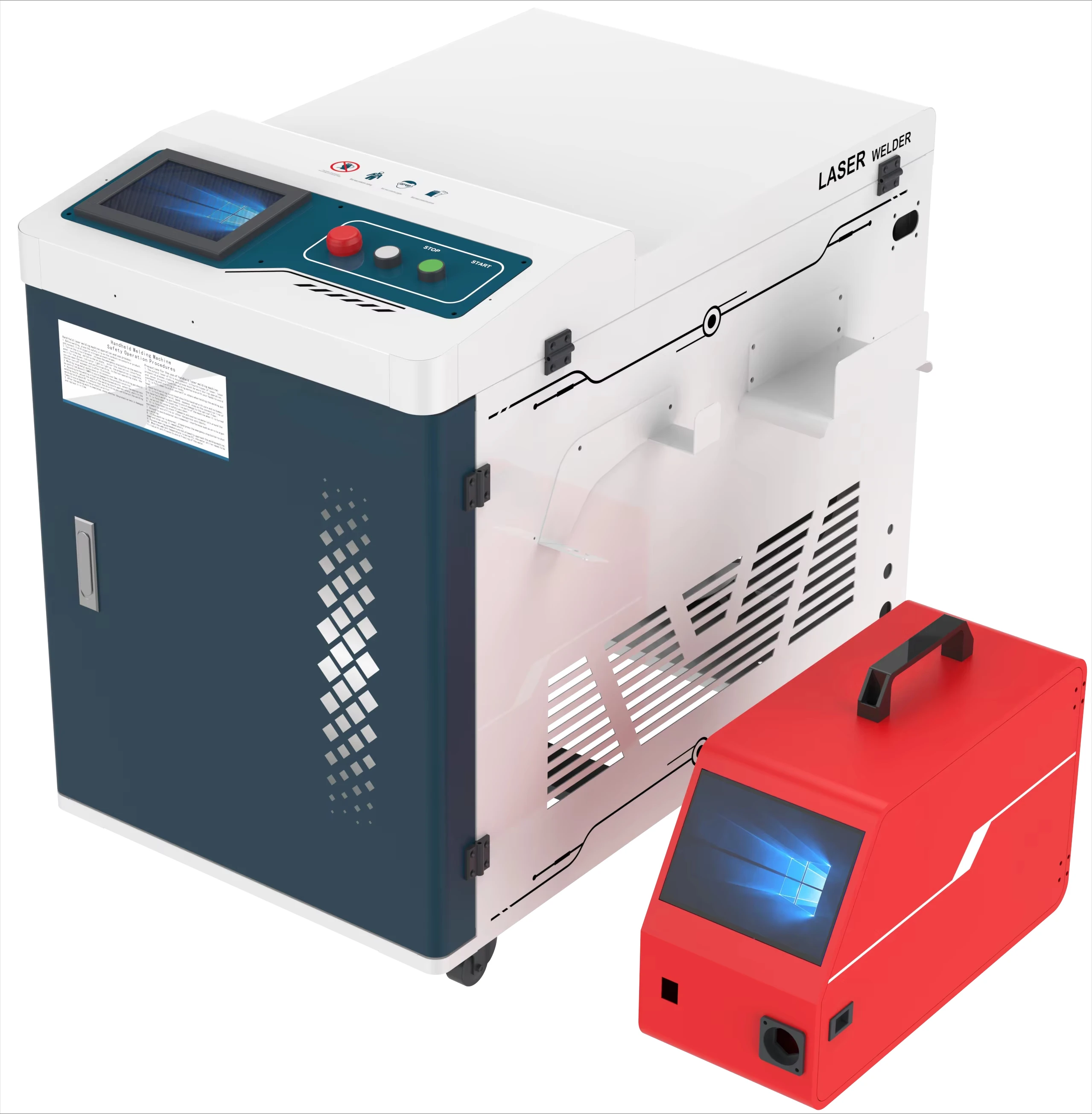 SENFENG HW Ready to Ship 2025 New 1500W 2000W 3000W Handheld Welding Machine for Stainless Steel Aluminum