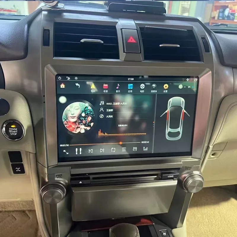 256G Android 13.0 Автомобильный радиоприемник для Lexus GX GX400 GX460 10,1-дюймовый Carplay DVD Мультимедиа Стерео GPS-навигация Головное устройство 2010-2015