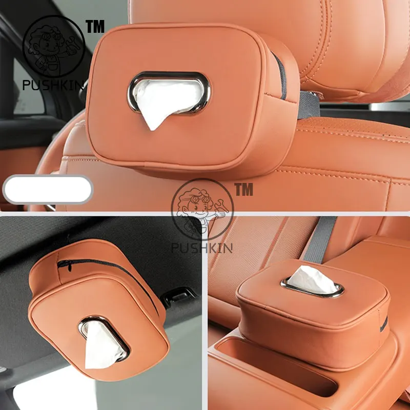 مناسبة ل GAC Trumpchi S7 2025 2026 صندوق مناديل السيارة المقعد الخلفي درج معلق متخصص اكسسوارات السيارات