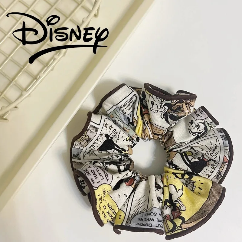

Эластичные ленты для волос с Микки Маусом Диснея, обруч для волос для макияжа, модные женские модные женские милые повязки на голову с героями мультфильмов для девочек, аксессуары для волос