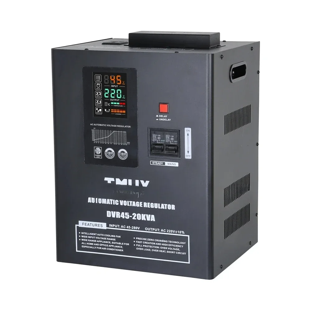 AVR 45 280V Wide Voltage 15kva 20kva Automatic Voltage Stabilizer  for Home Appliance Protection