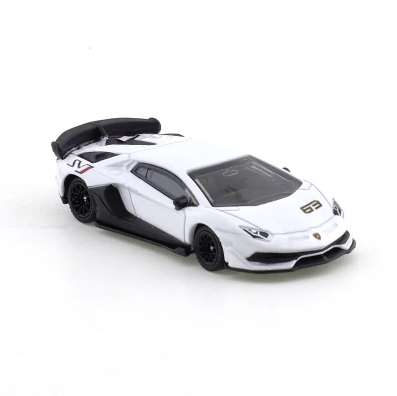 CCA 1/64 Lamborghini Aventador SVJ Auto Legierung Spielzeug Motor Fahrzeug Diecast Metall Modell Kinder Weihnachten Geschenk Spielzeug für Jungen