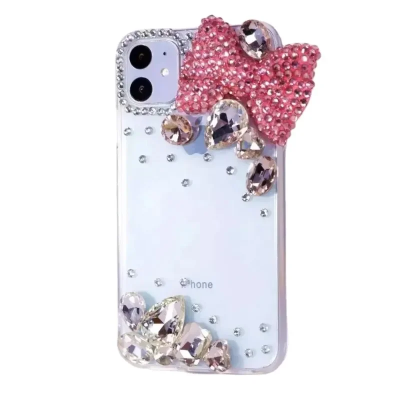 Luxury Diamonds Handmade Case for iPhone 15, 14, 13, 12, 16 Pro Max, 16PLUS, Multi Design