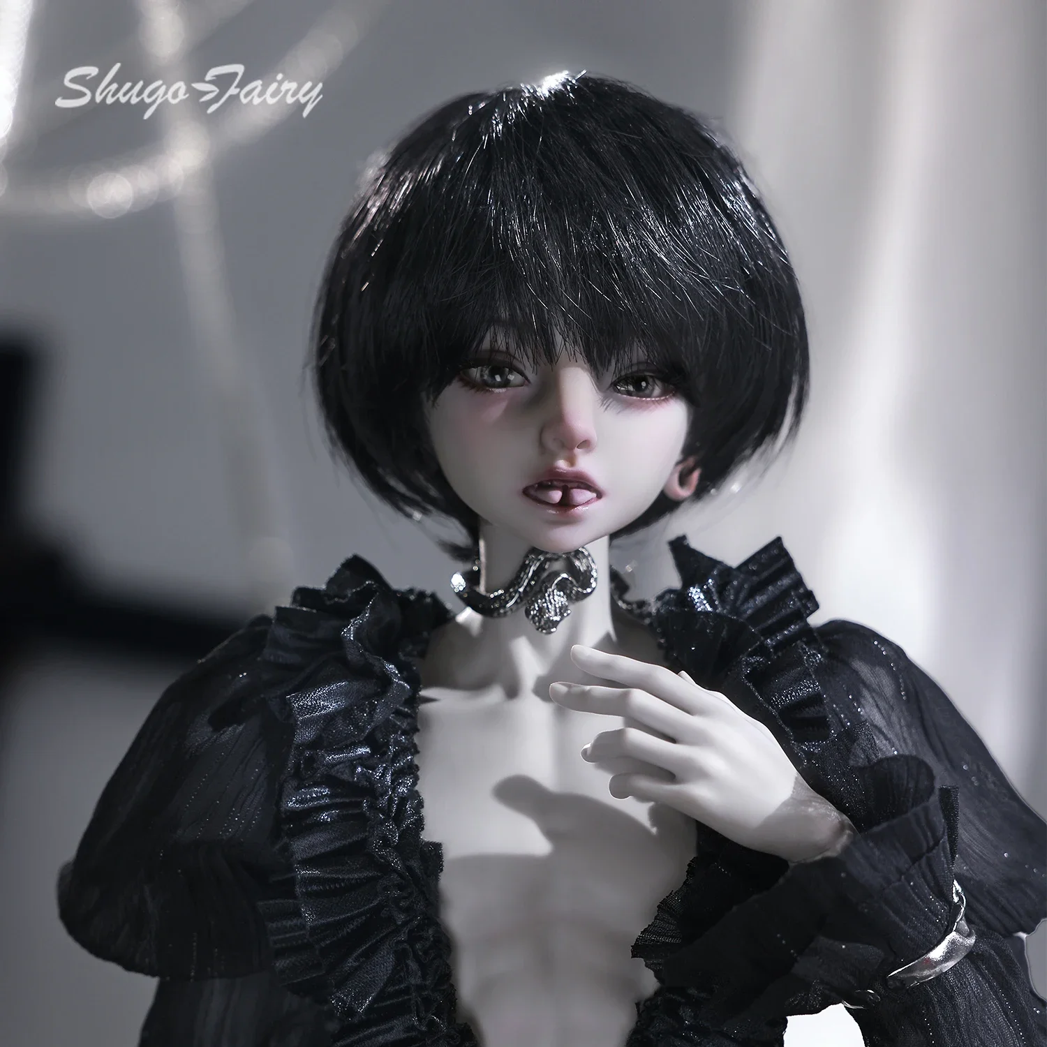 ShugaFairy Jiezi 1/4 Bjd Doll Bubo Body Halloween Wraith Earl Tongue Dark Goths High Quality Ball Jointed Dolls