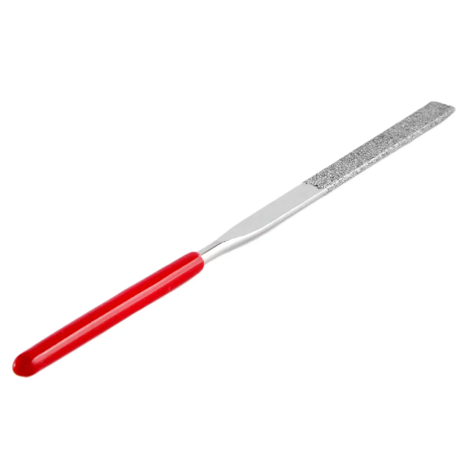 DRELD 1Pc 140mm Flat Diamond Needle File Cutting Repair Hand Tools for Metal Ceramic Glass Gem Stone Hardened Steel Jewelry