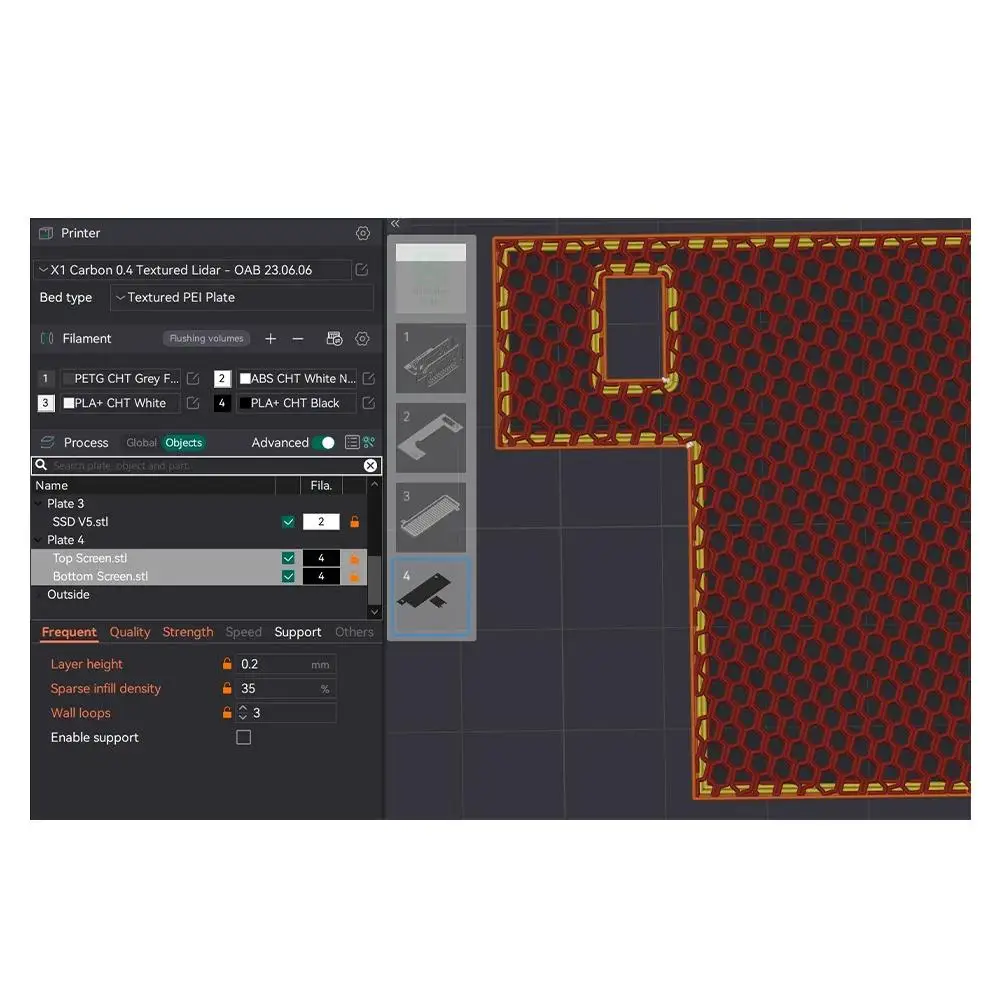 For Legion Go Cooling Modified Backplane Dust Filter Heat Dissipation Hard Shell Hollow Back Cover For Legion Go Modify Par G1V9