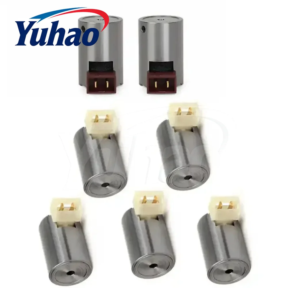 Remanufacturing 01M 01N 095927331A 095927333 Automatic Transmission Solenoid Valve Kit 7pcs for VW Jetta Bora Golf