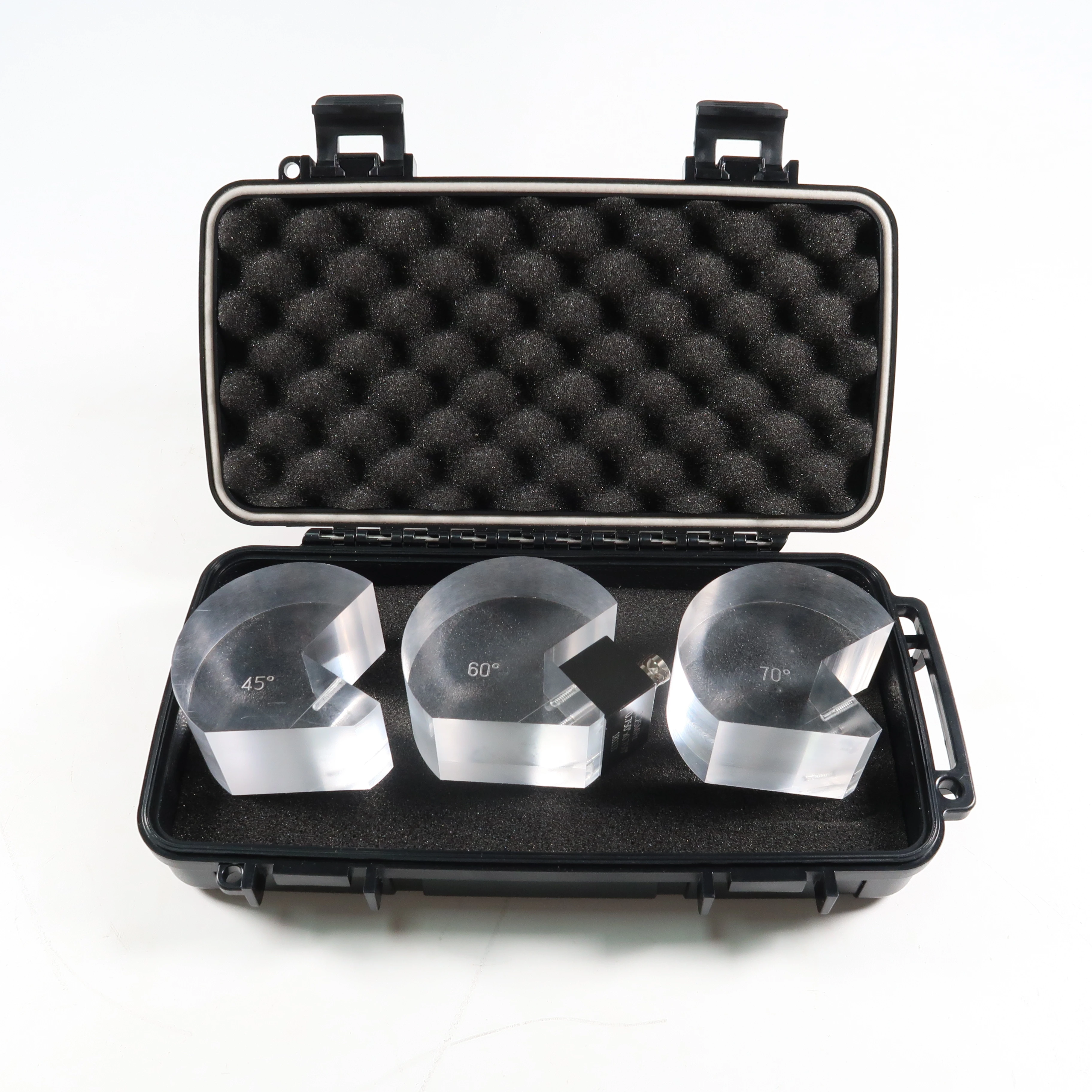 TMTeck AWS Probe(normal Crystal) 0.75*0.75 Inch Ultrasonic Probe With 3 Wedges One Set