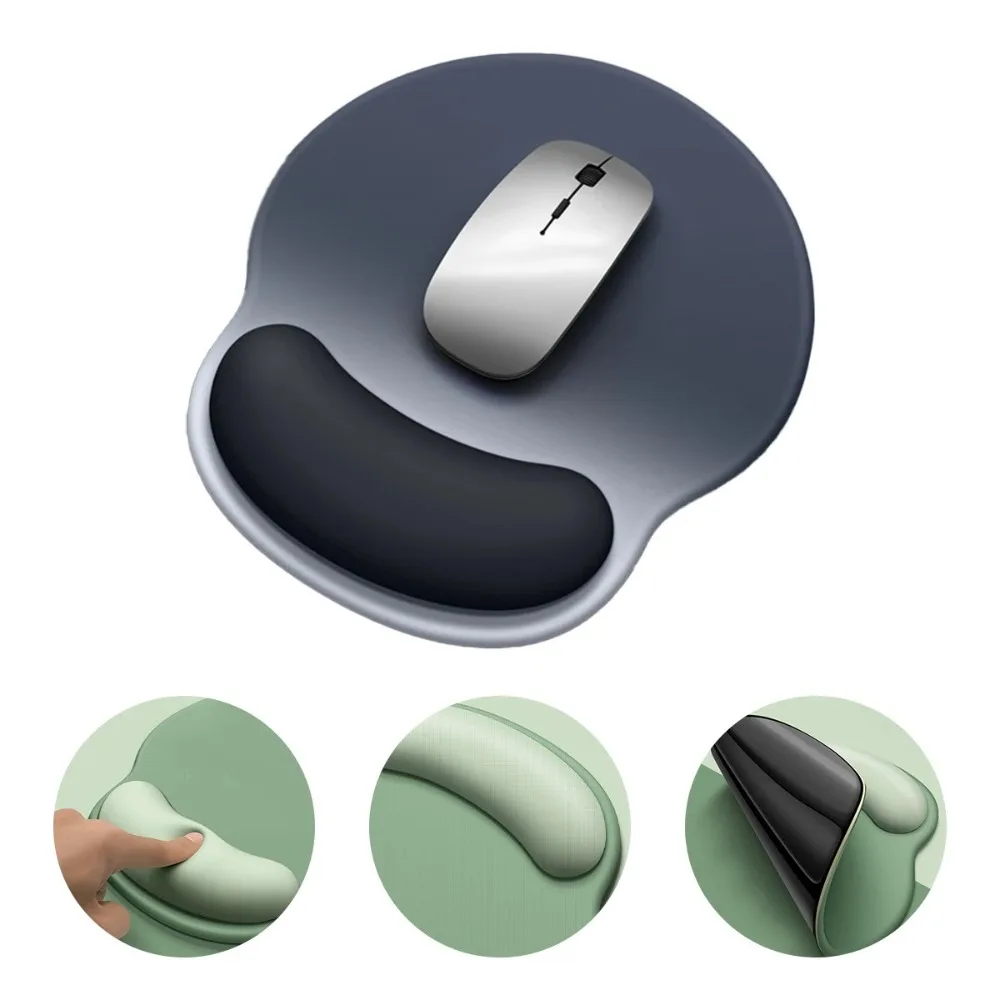 Durable Non-Slip Gradient Mouse Pad Rubber Smooth Surface Ergonomic Mouse Pad Soft Desktop Wrist Support Office Use