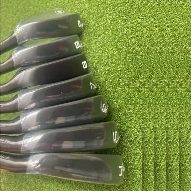 

Right Hand 7pcs Iron Set 456789 PW EFP790 Golf Club Set Forged Silver Black Color Steel Shaft Rubber Grip Men's Golf Irons