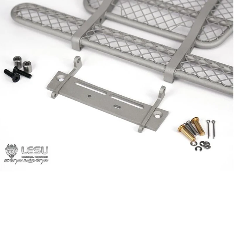 

Металлический передний бампер LESU для DIY Tamiyay 1/14 RC Truck R620 R470, игрушки с дистанционным управлением, трактор, электромобиль Th02257-Smt3