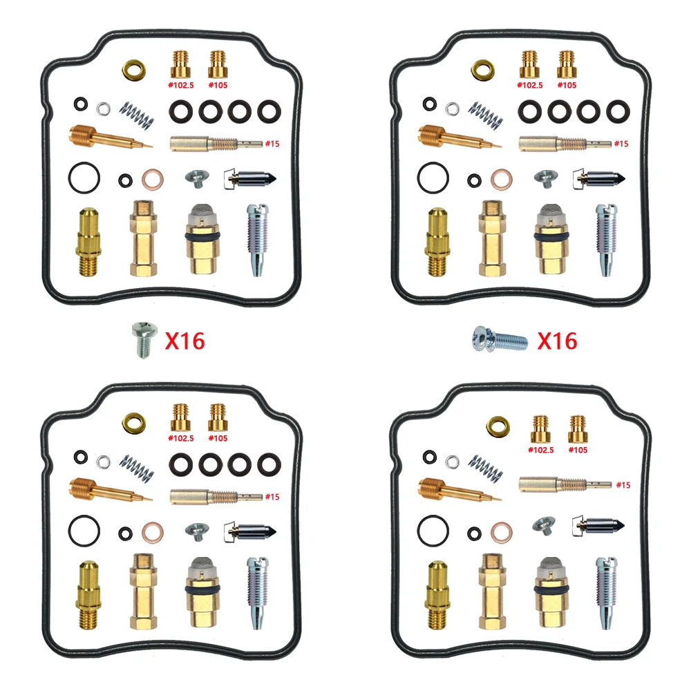 Yamaha FZ GENESIS FZ750 1988-1989 Kit de reconstrucción de carburador FZ 750 3DX 3FF 3KS Piezas de reconstrucción de carburador