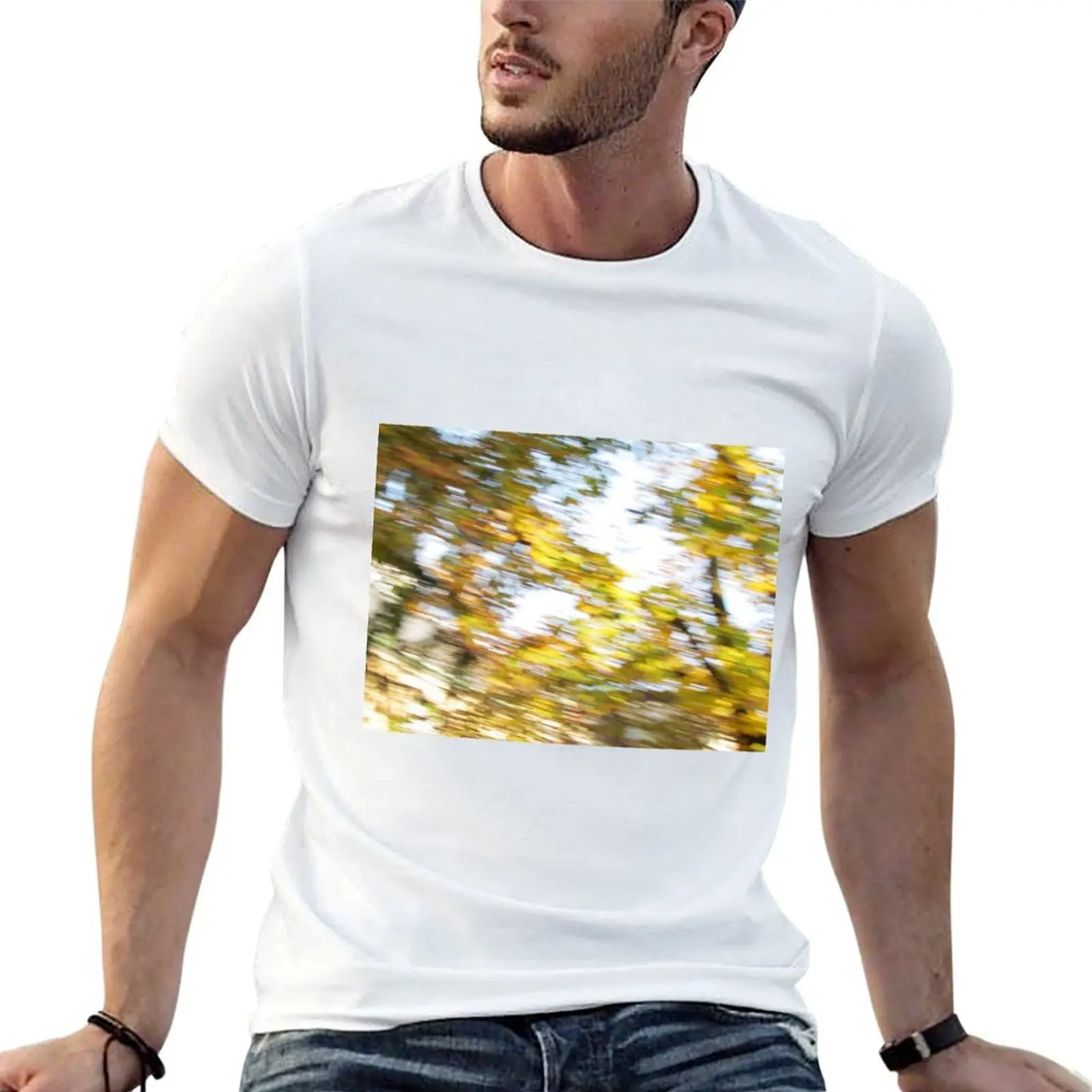 The Dizzying Heights of Autumn T-Shirt Man t-shirt anime figures mens graphic t-shirts big and tall