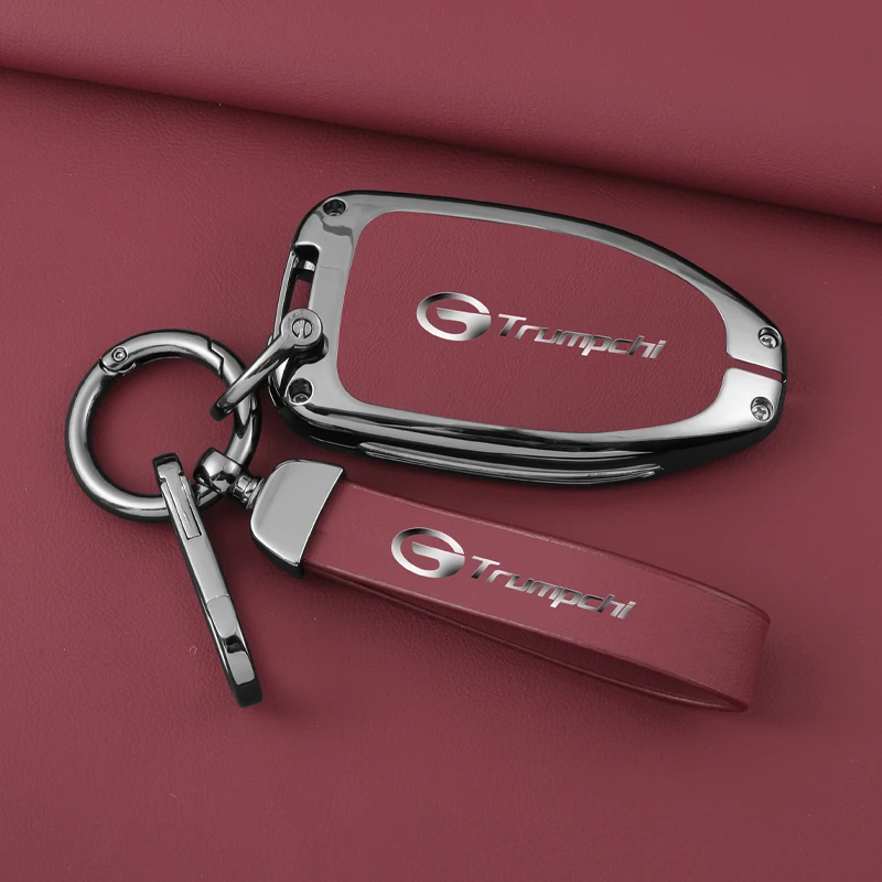 Zinc Alloy Car Key Case Cover Shell For GAC New Energy Trumpchi 2021 Empow J11 J12 J13 J14 J15 J16 GS8 2023 Keychain Accessories