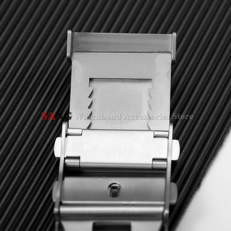 316L Solid Stainless Steel Watch Buckle Adjustable Folding Watch Buckle Extendable Clasps Luxury Premium Metal Button 18/20/22mm