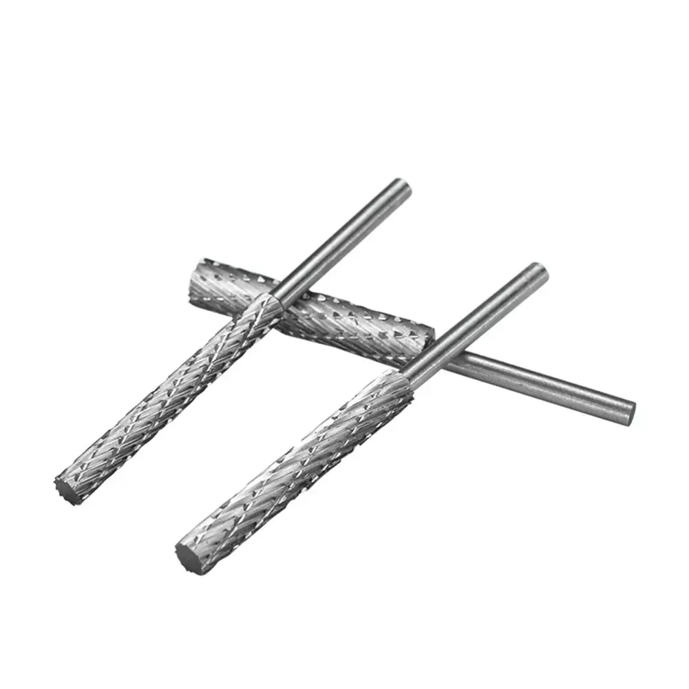 1pc Rotary Burr Cutter High Speed Steel Rotary File Drill Bit Engraving Cutter  Grinding Head Milling Cutter Drill Bit Engraving