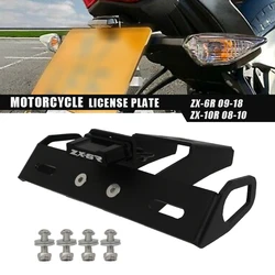 Suporte da placa para motocicleta, Fender Eliminator, LED Light, cauda Tidy, Kawasaki Ninja ZX6R, ZX10R, ZX 10R, 6R, ZX-10R