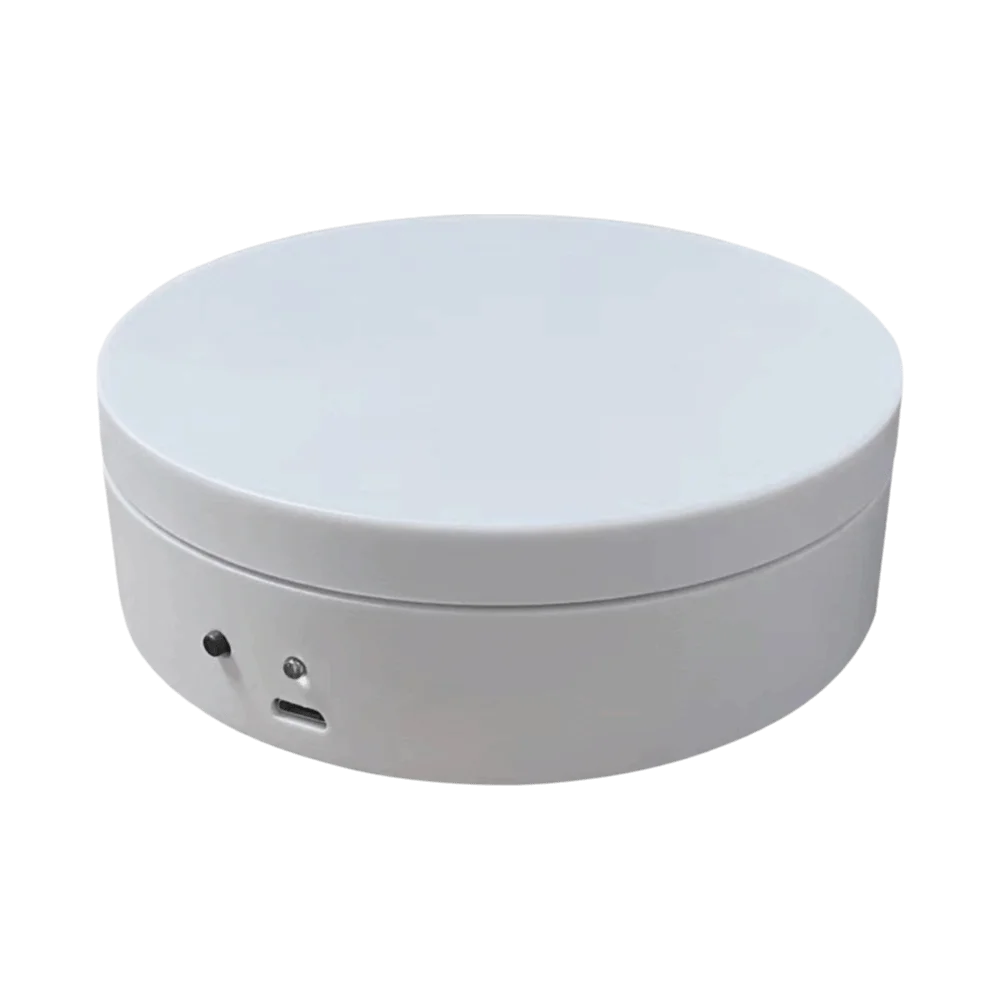 Elétrico 360 °   Mesa giratória rotativa redonda motorizada suporte de exibição automática 3kg carga mini jóias/presentes visualizador vídeo