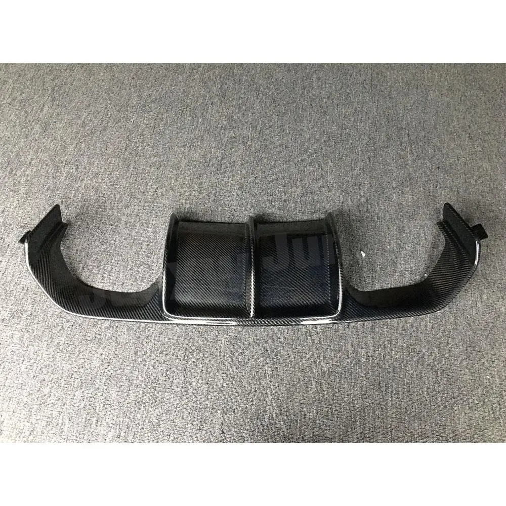 Rear Bumper Lip Spoiler Diffuser Real Carbon Fiber for BMW 3 Series F80 M3 F82 M4 2014-2018 Standard Convertible Rear Diffuser view 6