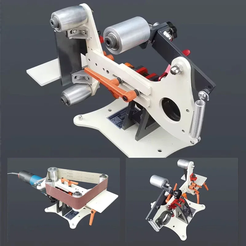 for Industrial Grade Small Belt Sander Knives Open Edge Grinding Polisher Handheld Multifunctional Stand Angle Grinder Holder