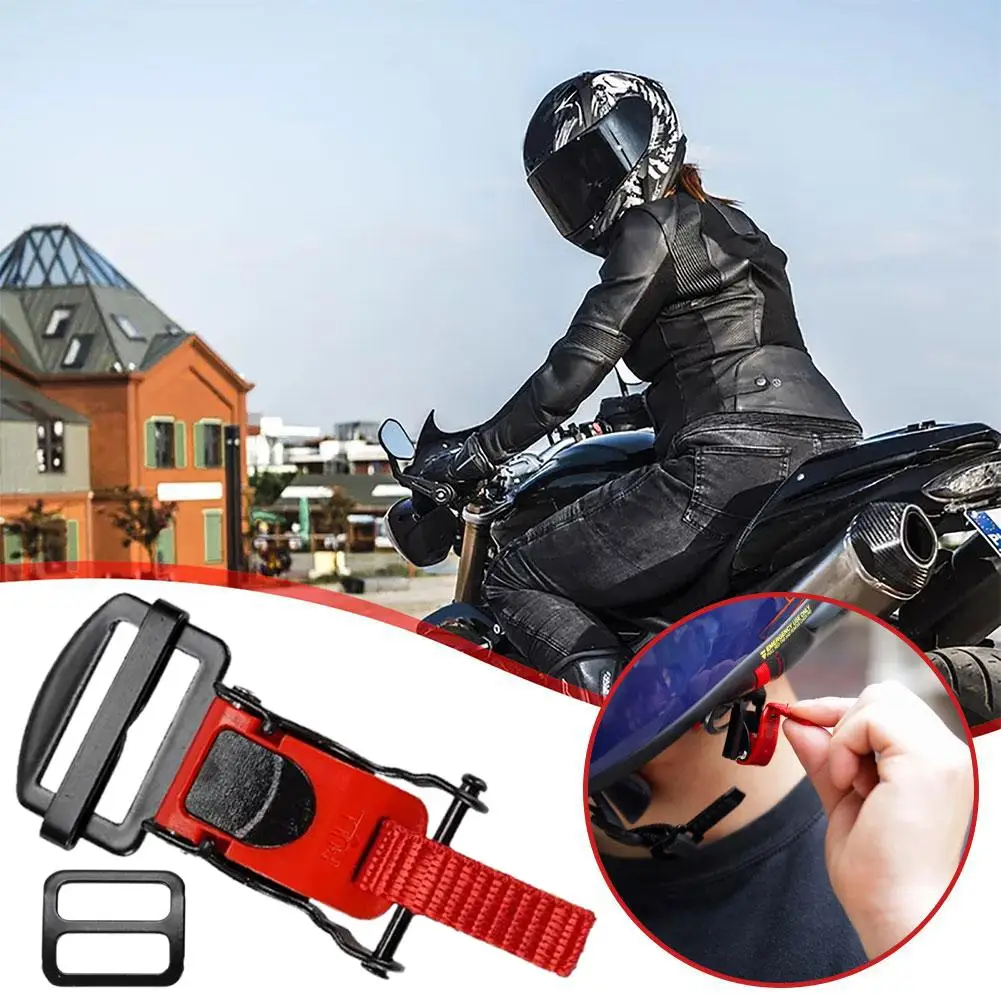 

High-end Motorcycle Helmet Quick Detachable Double On Replaceable Helmet Tool Underwear D-buckle Style Plug Snap In New C7u3