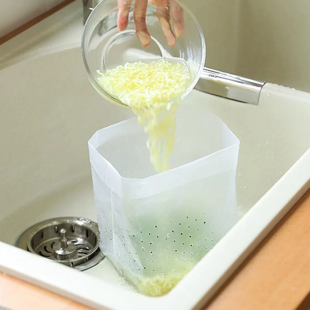 

60 шт., сливные мешки для кухонной раковины, сетчатый фильтр высокой плотности для мытья овощей, супа, процеживающий мусор, сито для раковины