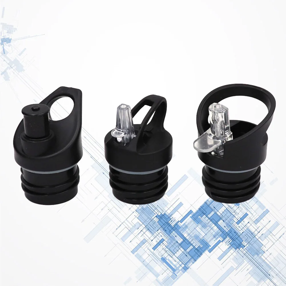 

3Pcs Suction Nozzle Cover for Sports Bottles Heavy Duty Leakproof Design Ideal for Hiking Camping Trips Vacuum Bottle Lid