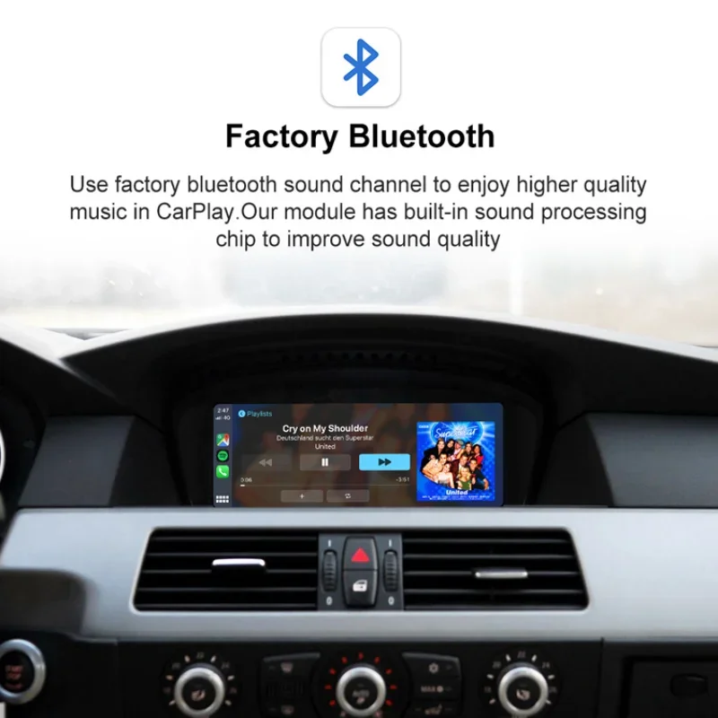 Caja decodificadora inalámbrica para coche, dispositivo CarPlay para BMW 2013-2016 1/2/3/4/5/6/7/X1/X3/X4/X5/MINI/i3/i8 CCC con Android auto Mirror Link AirPlay