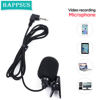 Mini Microphone 3.5mm Jack Plug Mic Stereo Wired External Microphone For Laptop Notebook PC DVD Radio Car Audio Microphone