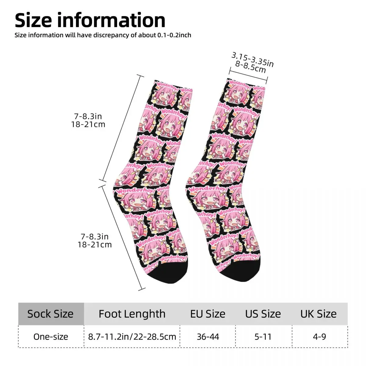 Project Sekai Emu Otori Stockings Men Rui Kamishiro Socks Comfortable Modern Socks Winter Outdoor Sports Non-Slip Graphic Socks