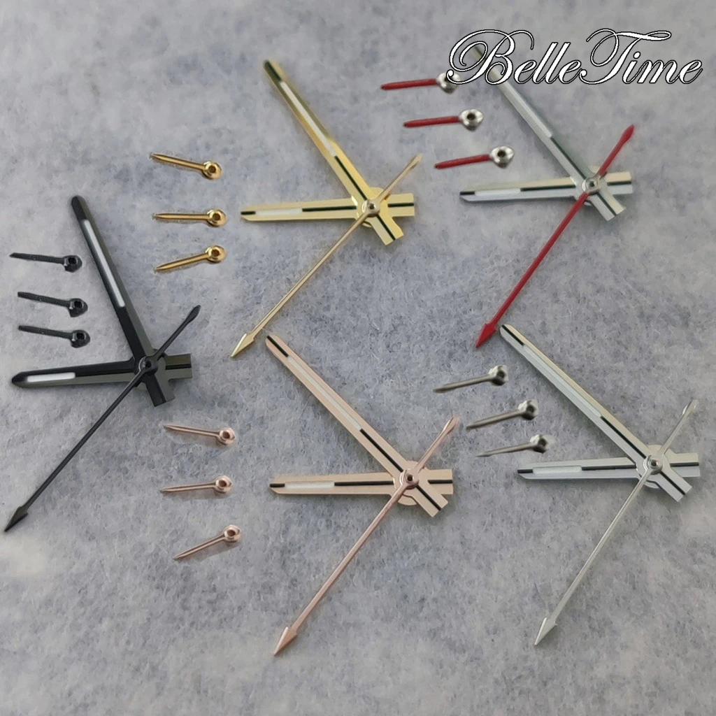 VK63 VK64 Quartz Movement High Quality 6Pins VK63A Watch Hands Silver Black Gold Rose Hands Green Luminous Watches Pointers