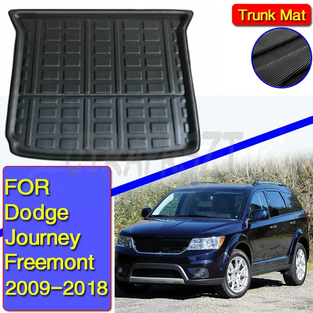 

For Dodge Journey For Fiat Freemont 2009-2018 Rear Trunk Cargo Liner Mat Floor Tray Carpet 2011 2012 2013 2014 2015 2016