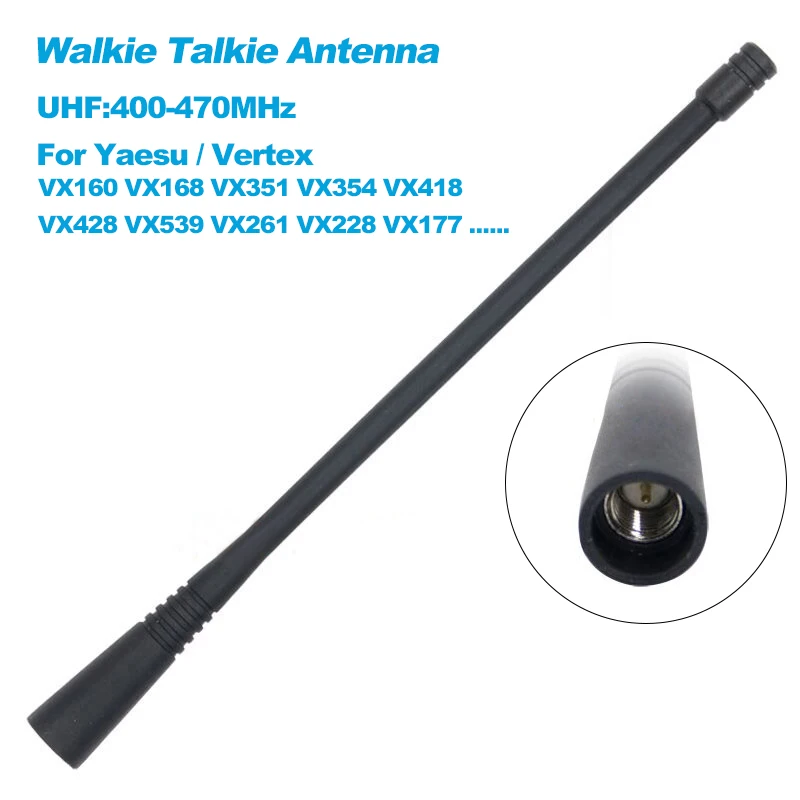 Antena Walkie Talkie Original para Yaesu/Vertex VX160 VX168 VX177 VX180 VX228 VX261 VX351 VX354 VX539 VX418 VX428 Radios bidireccionales