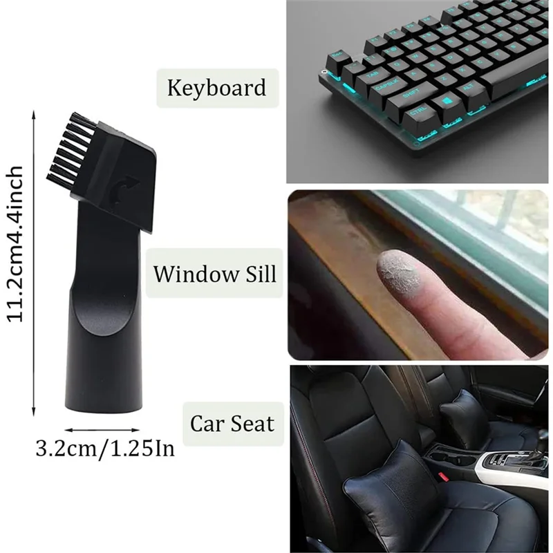 A66T 1, 1/4 дюйма, вакуумные аксессуары и насадки, насадка для бытовой щетки для чистки, гибкий щелевой инструмент