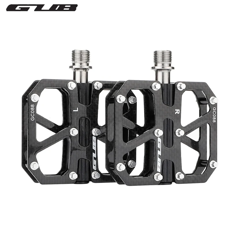 

GUB 088 Carbon 3 bearing Pedal bicycle cycle Road Mountain Bike Anti-slip Ultralight MTB Bike Accessories Foot Plat Universally