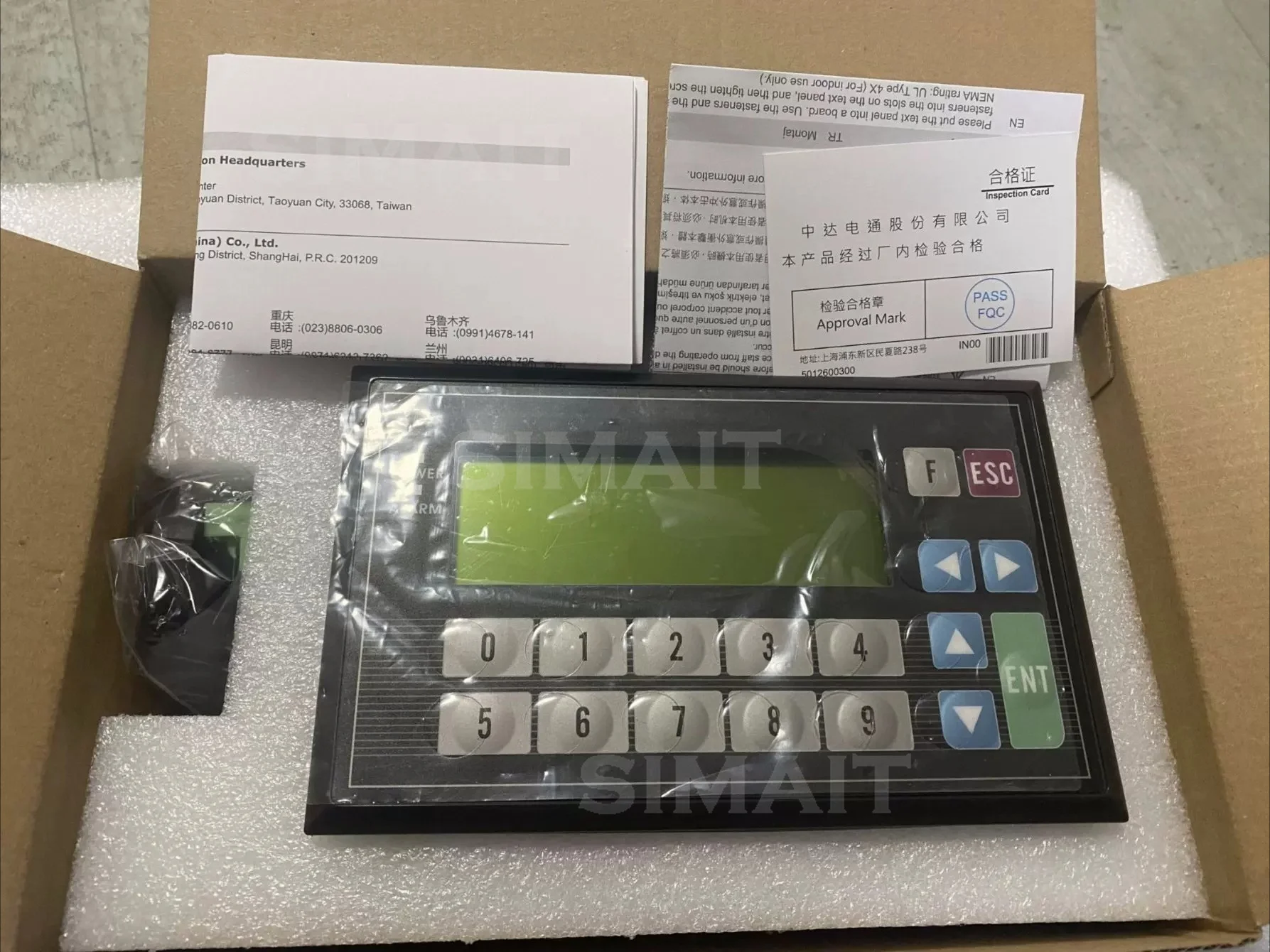 FOR Delta TP04P/TP70P All-in-One HMI PLC, 16-32 I/O Text Panel for Industrial Automation Control