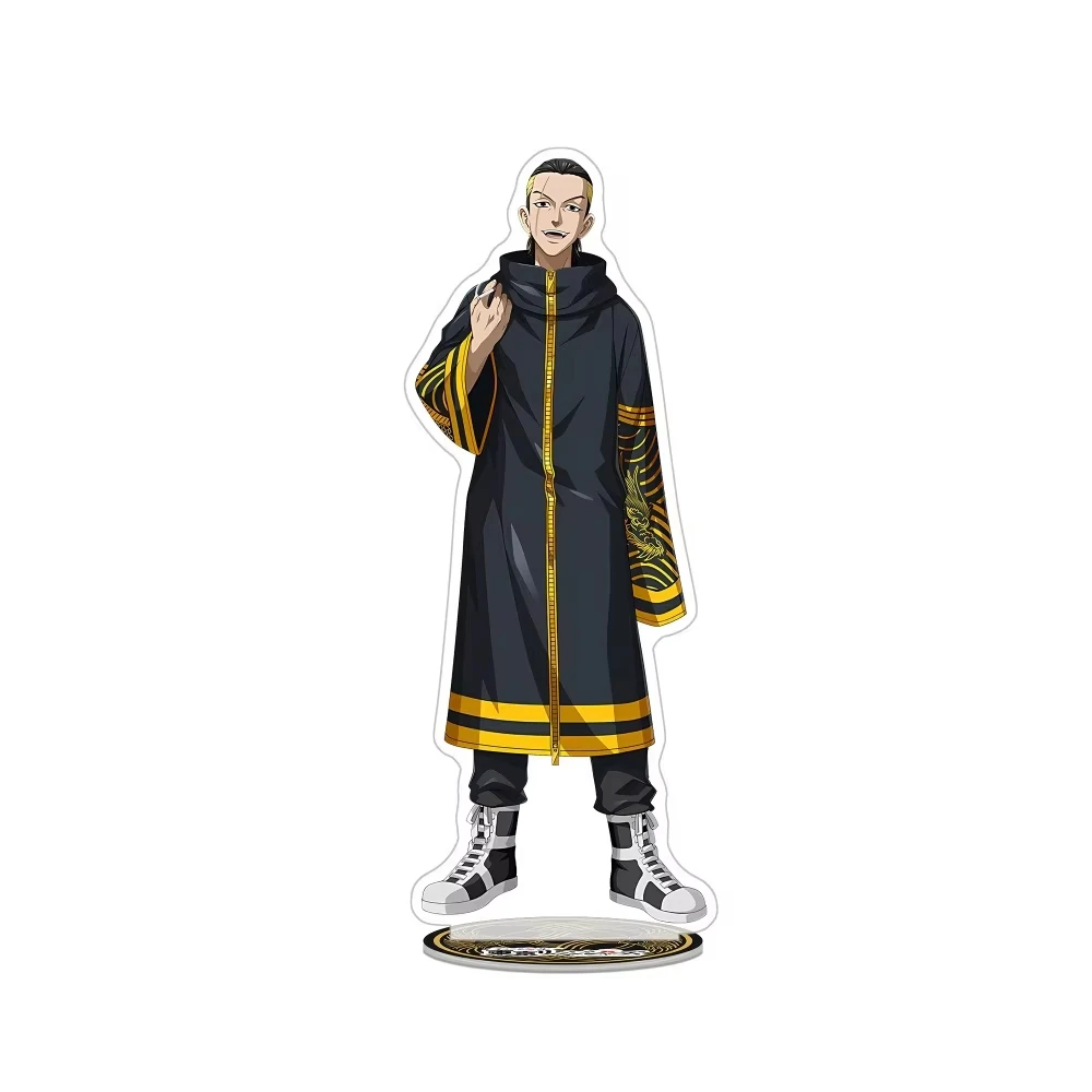 2026 New Tokyo Revengers Acrylic Stand Keychain Dark Casual Style Mikey Draken Chifuyu Senju Kawaii Figure Accessories