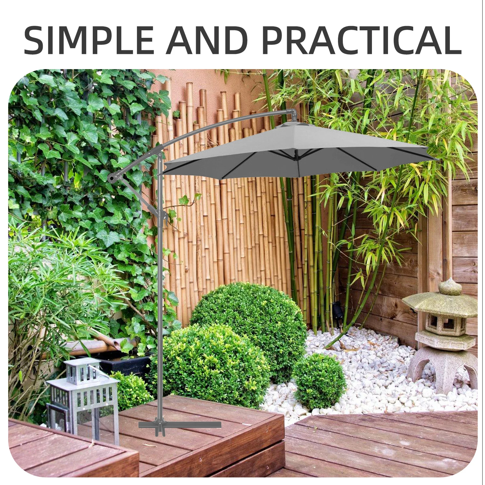 

Umbrella Canopy Replacement Weather-Resistant Stylish Modern Design for Patio Yard Garden Umbrella Canopy Supply