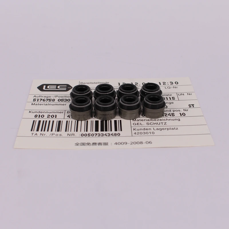 

036109675A New 8PCS 6mm Engine Valve Stem Oil Seal For VW Golf 5 6 MK5 MK6 Passat B6 B7 Polo Jetta Audi Benz Skoda Seat Porsche