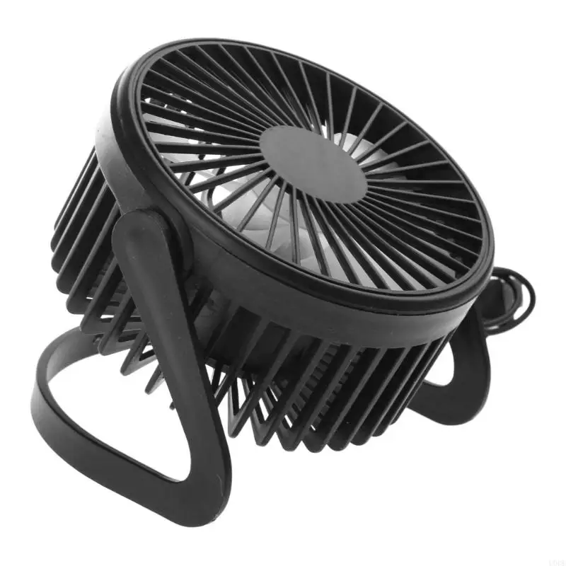 U0DE มินิแบบพกพา Super Mute พลาสติก USB พัดลมตั้งโต๊ะ Cooling แล็ปท็อปโน้ตบุ๊ค PC Cooler