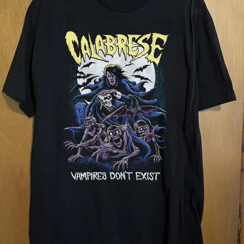 Calabrese Band Vampires Dont Exist T Shirt Full Size