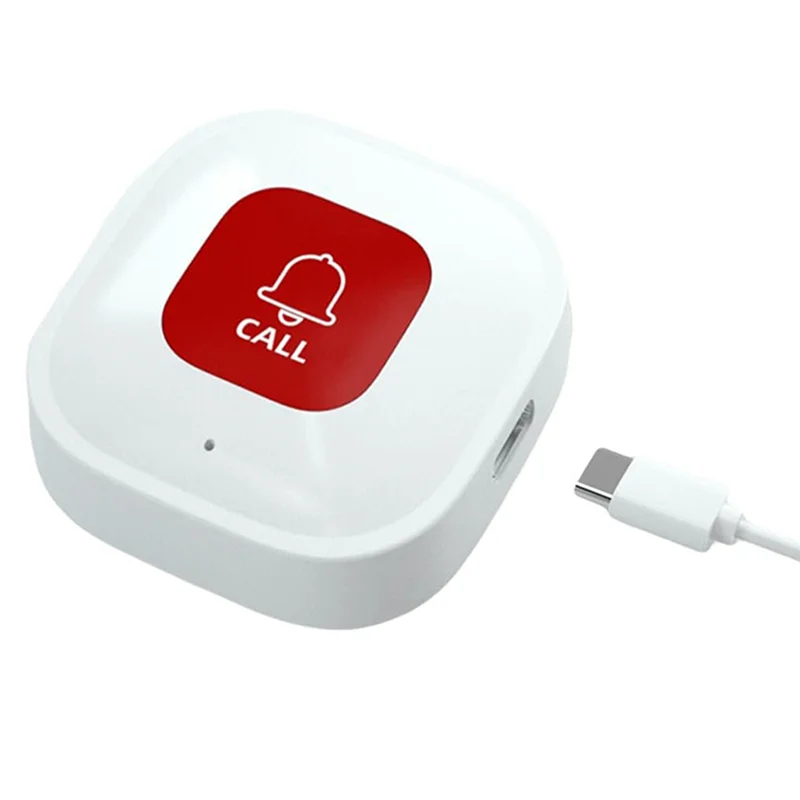 [LXYA68Z!] Tuya Smart Wifi Wireless SOS Emergency Call Button, Caregiver Pager And Phone Alert For Seniors