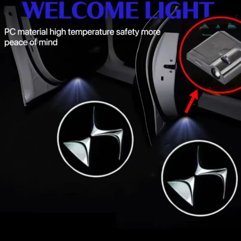 

Car Door LED HD Welcome Courtesy Shadow Proiector Lamps Logo Light for DS DS3 DS7 DS5 DS4 DS6 DS5 Accesorios Para Auto Car Goods