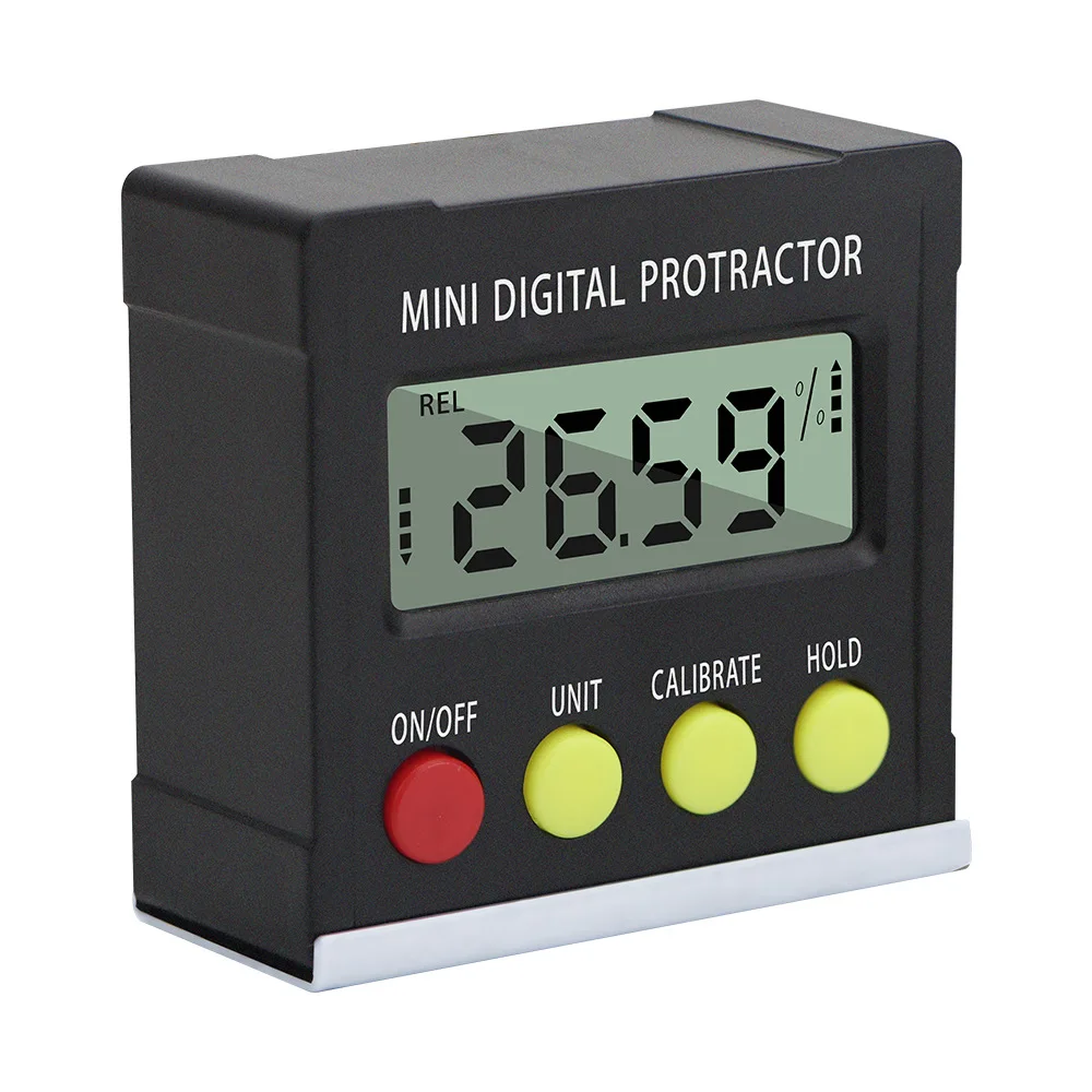 High precision, electronic digital inclinometer