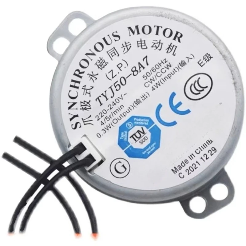 10pcs Microwave Oven Tray Motor 220-240V 4W Synchronous Motor for Air Blower TYJ50-8A7